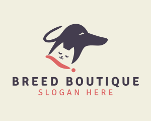 Cat Dog Veterinary logo design