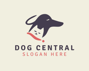 Cat Dog Veterinary logo design