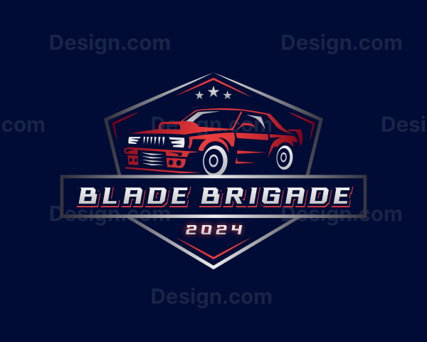 Automotive Vehicle Garage Logo