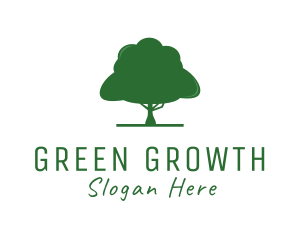 Green Park Tree logo design