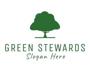 Green Park Tree logo design