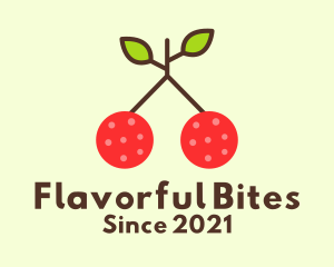 Sweet Cherry Fruit  logo design