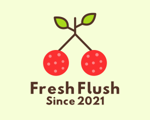 Sweet Cherry Fruit  logo design