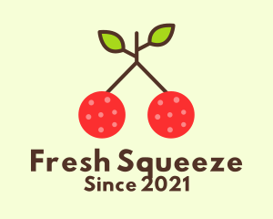 Sweet Cherry Fruit  logo design