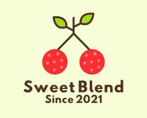 Sweet Cherry Fruit  logo design