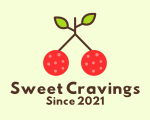 Sweet Cherry Fruit  logo design