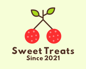 Sweet Cherry Fruit  logo design