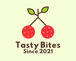 Sweet Cherry Fruit  logo design