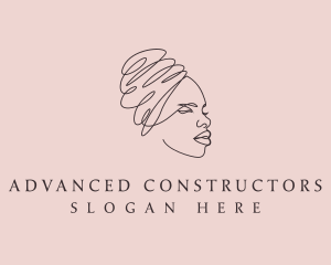 Beauty Lady Headwrap logo design