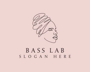 Beauty Lady Headwrap logo design