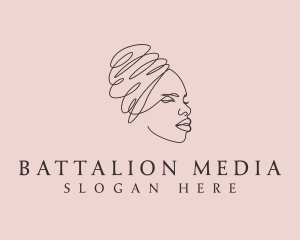 Beauty Lady Headwrap logo design