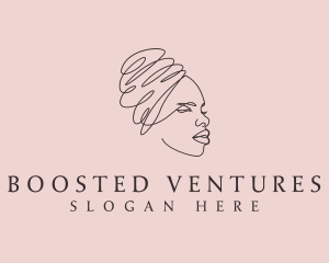 Beauty Lady Headwrap logo design