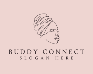 Beauty Lady Headwrap logo design