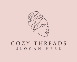 Beauty Lady Headwrap logo design