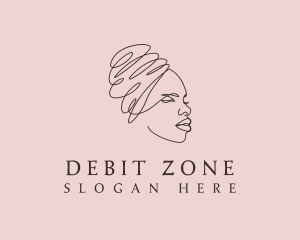 Beauty Lady Headwrap logo design