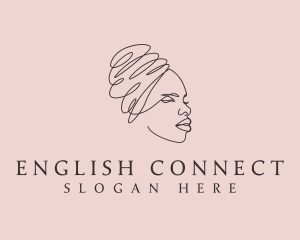 Beauty Lady Headwrap logo design