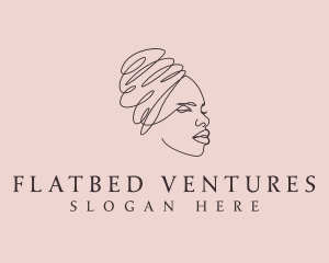 Beauty Lady Headwrap logo design