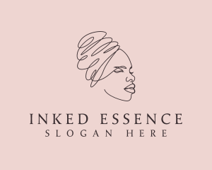 Beauty Lady Headwrap logo design