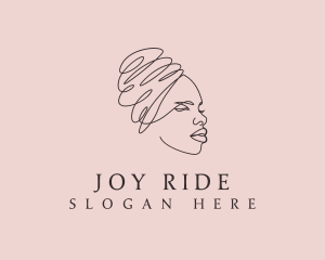 Beauty Lady Headwrap logo design