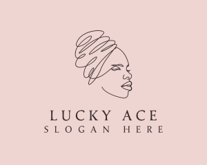 Beauty Lady Headwrap logo design