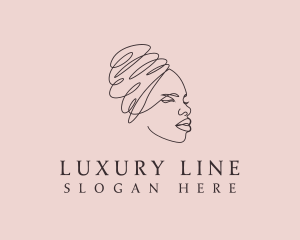 Beauty Lady Headwrap logo design