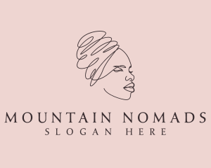 Beauty Lady Headwrap logo design