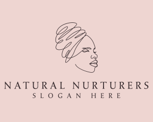 Beauty Lady Headwrap logo design