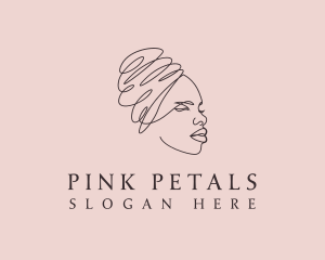 Beauty Lady Headwrap logo design