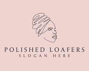 Beauty Lady Headwrap logo design