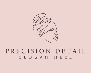 Beauty Lady Headwrap logo design