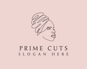 Beauty Lady Headwrap logo design