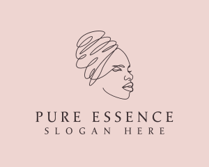 Beauty Lady Headwrap logo design