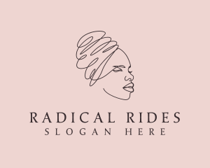 Beauty Lady Headwrap logo design