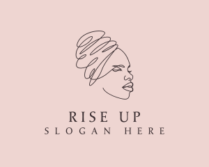 Beauty Lady Headwrap logo design