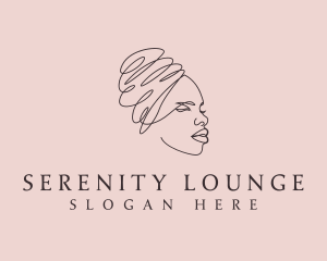 Beauty Lady Headwrap logo design