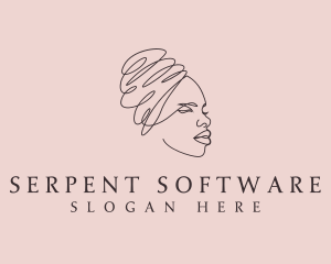 Beauty Lady Headwrap logo design