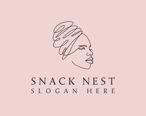 Beauty Lady Headwrap logo design