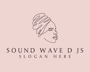 Beauty Lady Headwrap logo design