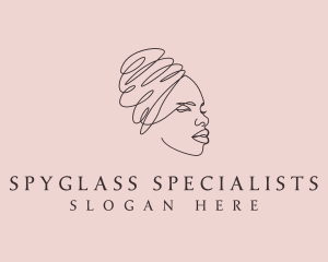 Beauty Lady Headwrap logo design