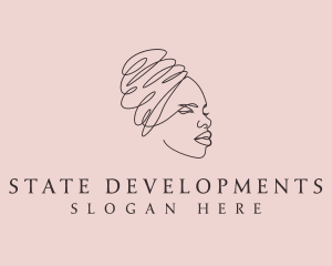 Beauty Lady Headwrap logo design