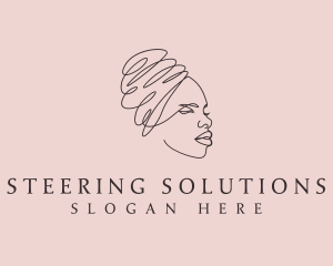 Beauty Lady Headwrap logo design