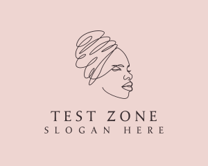 Beauty Lady Headwrap logo design