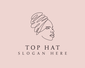 Beauty Lady Headwrap logo design