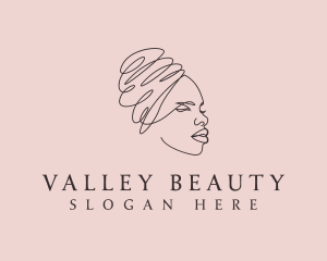 Beauty Lady Headwrap logo design