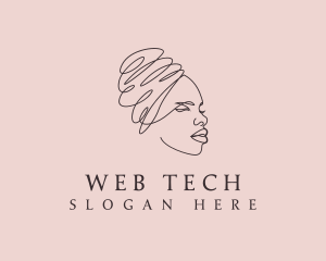 Beauty Lady Headwrap logo design