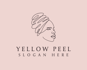 Beauty Lady Headwrap logo design