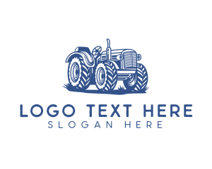 Agricultural Farming Tractor logo