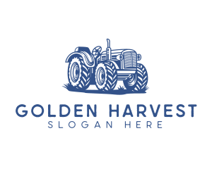 Agricultural Farming Tractor logo design