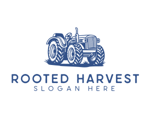 Agricultural Farming Tractor logo design