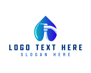 Water Faucet Plumbing logo